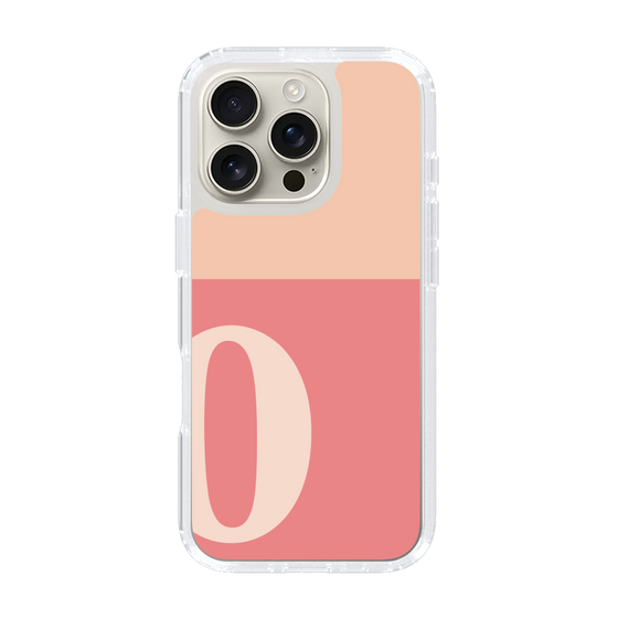 Slim Protection Case［ オリジナル - initial two tone - O pink ］