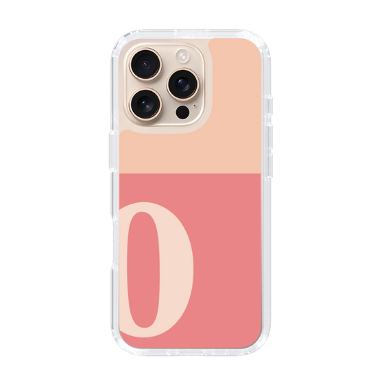 Slim Protection Case［ オリジナル - initial two tone - O pink ］