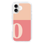 Slim Protection Case［ オリジナル - initial two tone - O pink ］