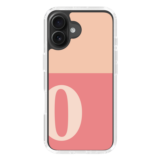 Slim Protection Case［ オリジナル - initial two tone - O pink ］