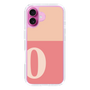 Slim Protection Case［ オリジナル - initial two tone - O pink ］