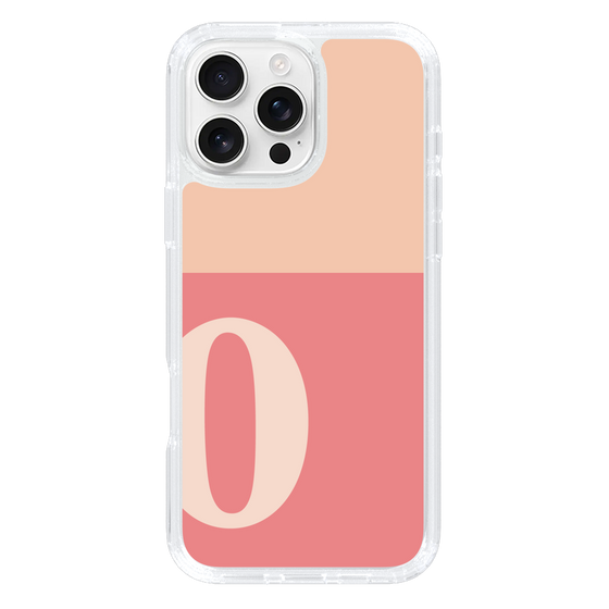 Slim Protection Case［ オリジナル - initial two tone - O pink ］