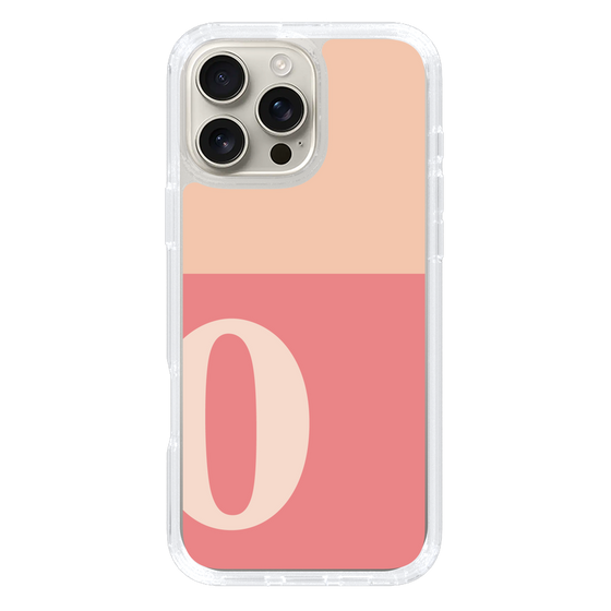 Slim Protection Case［ オリジナル - initial two tone - O pink ］