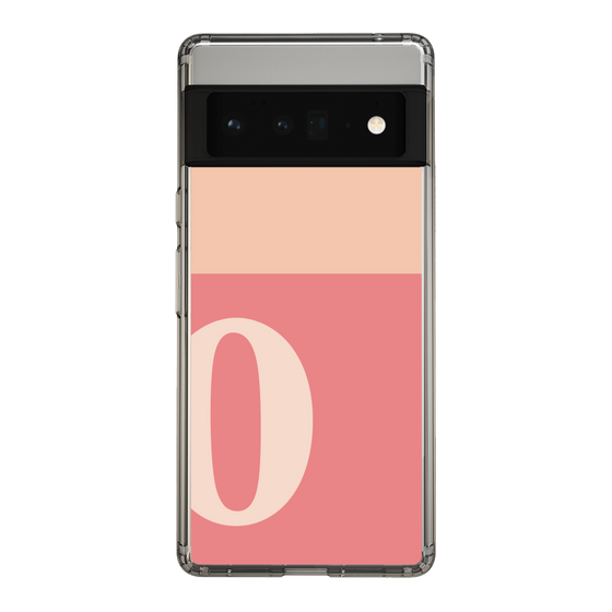 Slim Protection Case［ Original - initial two tone - O pink ］