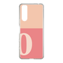 Slim Protection Case［ Original - initial two tone - O pink ］
