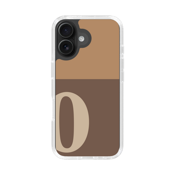 Slim Protection Case［ オリジナル - initial two tone - O brown ］