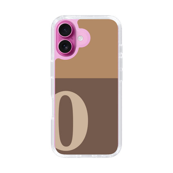 Slim Protection Case［ オリジナル - initial two tone - O brown ］