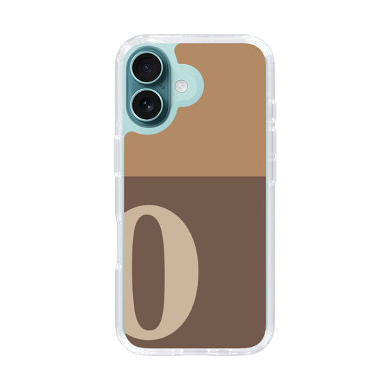 Slim Protection Case［ オリジナル - initial two tone - O brown ］