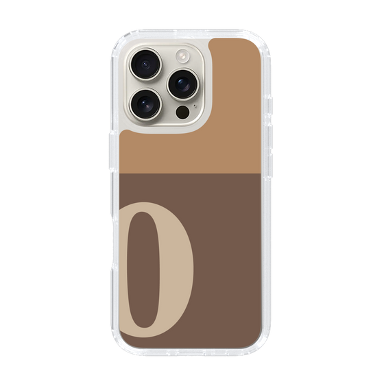 Slim Protection Case［ オリジナル - initial two tone - O brown ］