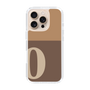 Slim Protection Case［ オリジナル - initial two tone - O brown ］