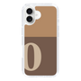 Slim Protection Case［ オリジナル - initial two tone - O brown ］