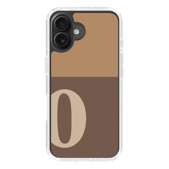 Slim Protection Case［ オリジナル - initial two tone - O brown ］