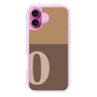 Slim Protection Case［ オリジナル - initial two tone - O brown ］
