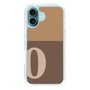 Slim Protection Case［ オリジナル - initial two tone - O brown ］