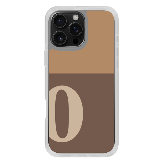 Slim Protection Case［ オリジナル - initial two tone - O brown ］