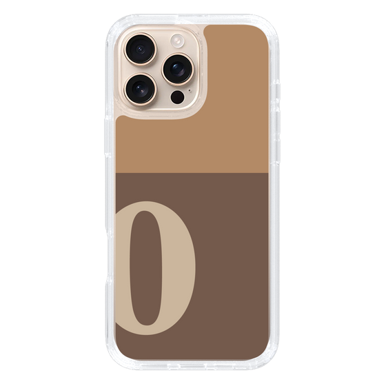 Slim Protection Case［ オリジナル - initial two tone - O brown ］