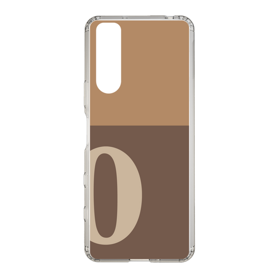 Slim Protection Case［ Original - initial two tone - O brown ］