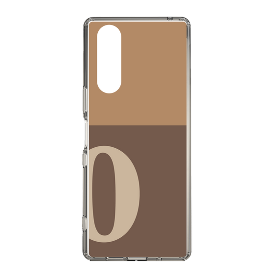 Slim Protection Case［ Original - initial two tone - O brown ］