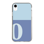 Slim Protection Case［ Original - initial two tone - O blue ］