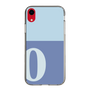 Slim Protection Case［ Original - initial two tone - O blue ］