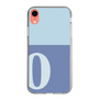 Slim Protection Case［ Original - initial two tone - O blue ］