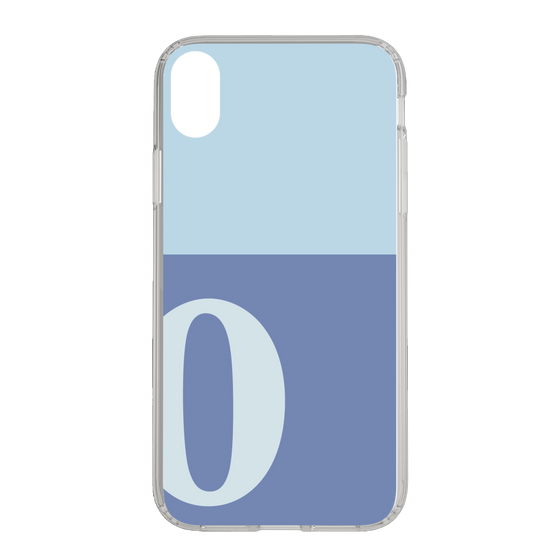 Slim Protection Case［ Original - initial two tone - O blue ］