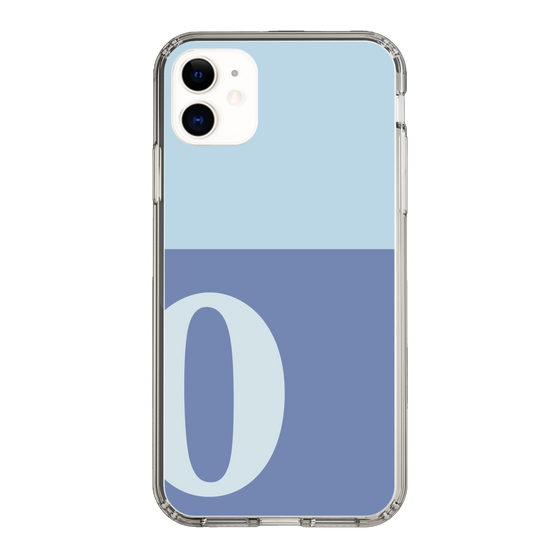Slim Protection Case［ Original - initial two tone - O blue ］