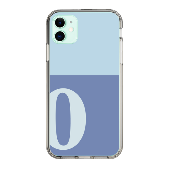 Slim Protection Case［ Original - initial two tone - O blue ］