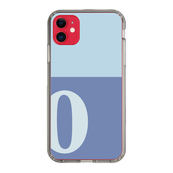 Slim Protection Case［ Original - initial two tone - O blue ］