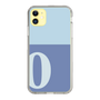 Slim Protection Case［ Original - initial two tone - O blue ］