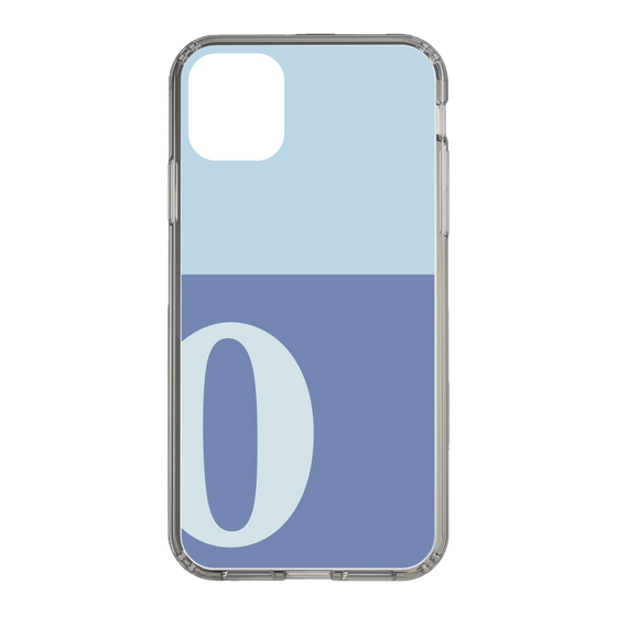 Slim Protection Case［ Original - initial two tone - O blue ］