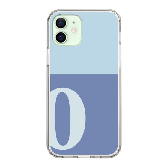 Slim Protection Case［ Original - initial two tone - O blue ］