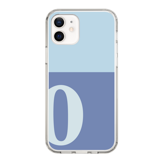 Slim Protection Case［ Original - initial two tone - O blue ］