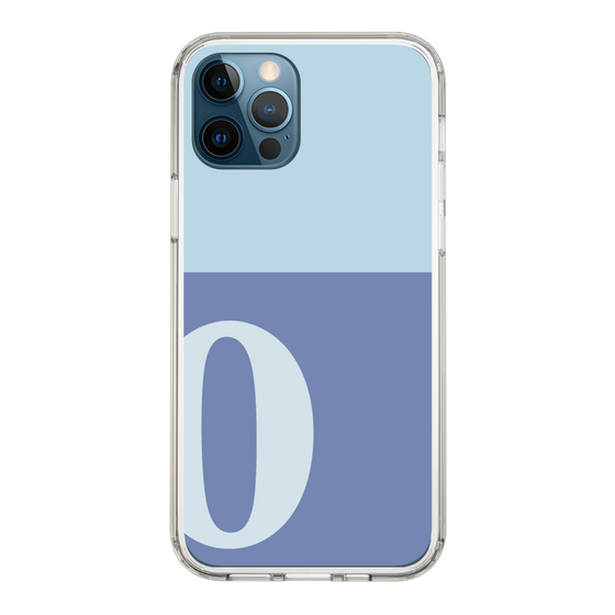 Slim Protection Case［ Original - initial two tone - O blue ］