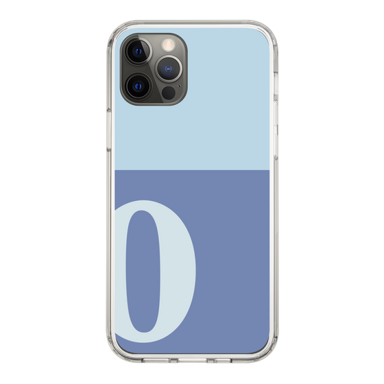 Slim Protection Case［ Original - initial two tone - O blue ］