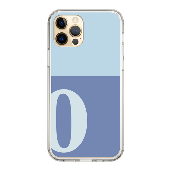Slim Protection Case［ Original - initial two tone - O blue ］
