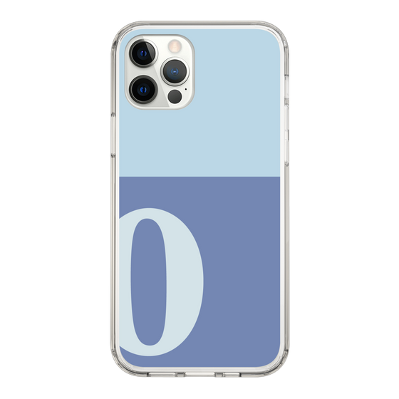 Slim Protection Case［ Original - initial two tone - O blue ］