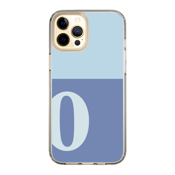 Slim Protection Case［ Original - initial two tone - O blue ］