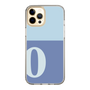 Slim Protection Case［ Original - initial two tone - O blue ］
