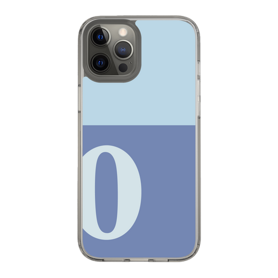 Slim Protection Case［ Original - initial two tone - O blue ］