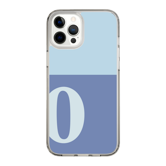 Slim Protection Case［ Original - initial two tone - O blue ］