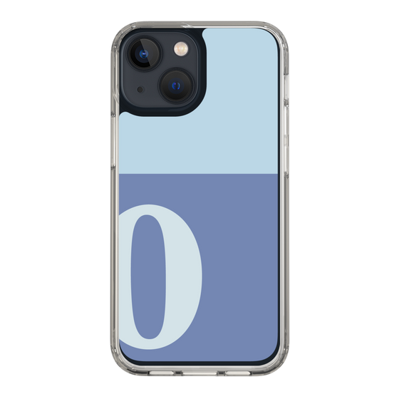 Slim Protection Case［ Original - initial two tone - O blue ］