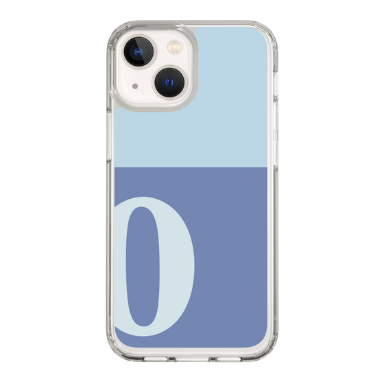 Slim Protection Case［ Original - initial two tone - O blue ］