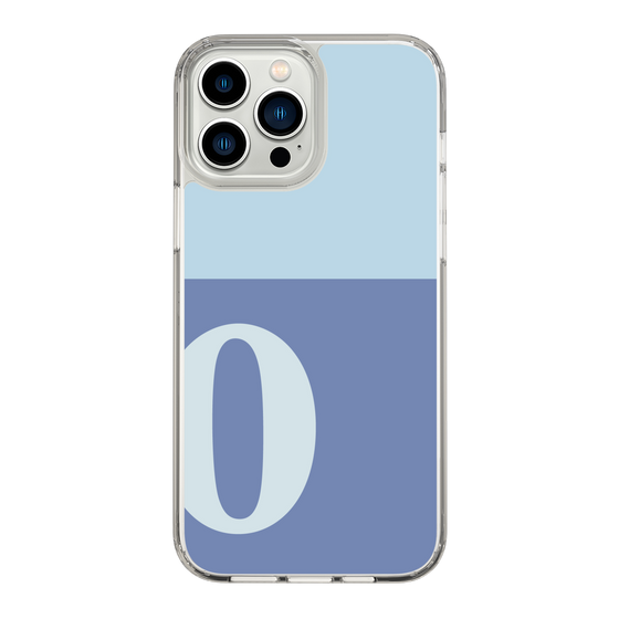Slim Protection Case［ Original - initial two tone - O blue ］