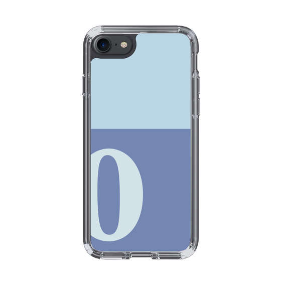 Slim Protection Case［ Original - initial two tone - O blue ］