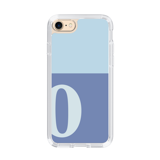 Slim Protection Case［ Original - initial two tone - O blue ］