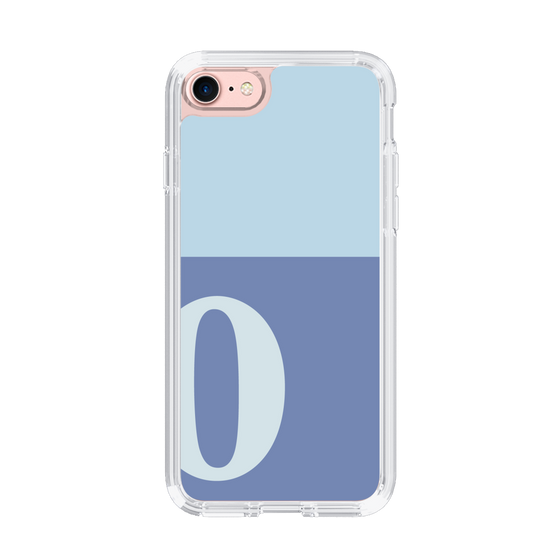 Slim Protection Case［ Original - initial two tone - O blue ］