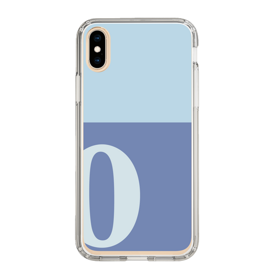 Slim Protection Case［ Original - initial two tone - O blue ］