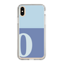Slim Protection Case［ Original - initial two tone - O blue ］