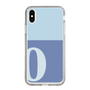 Slim Protection Case［ Original - initial two tone - O blue ］